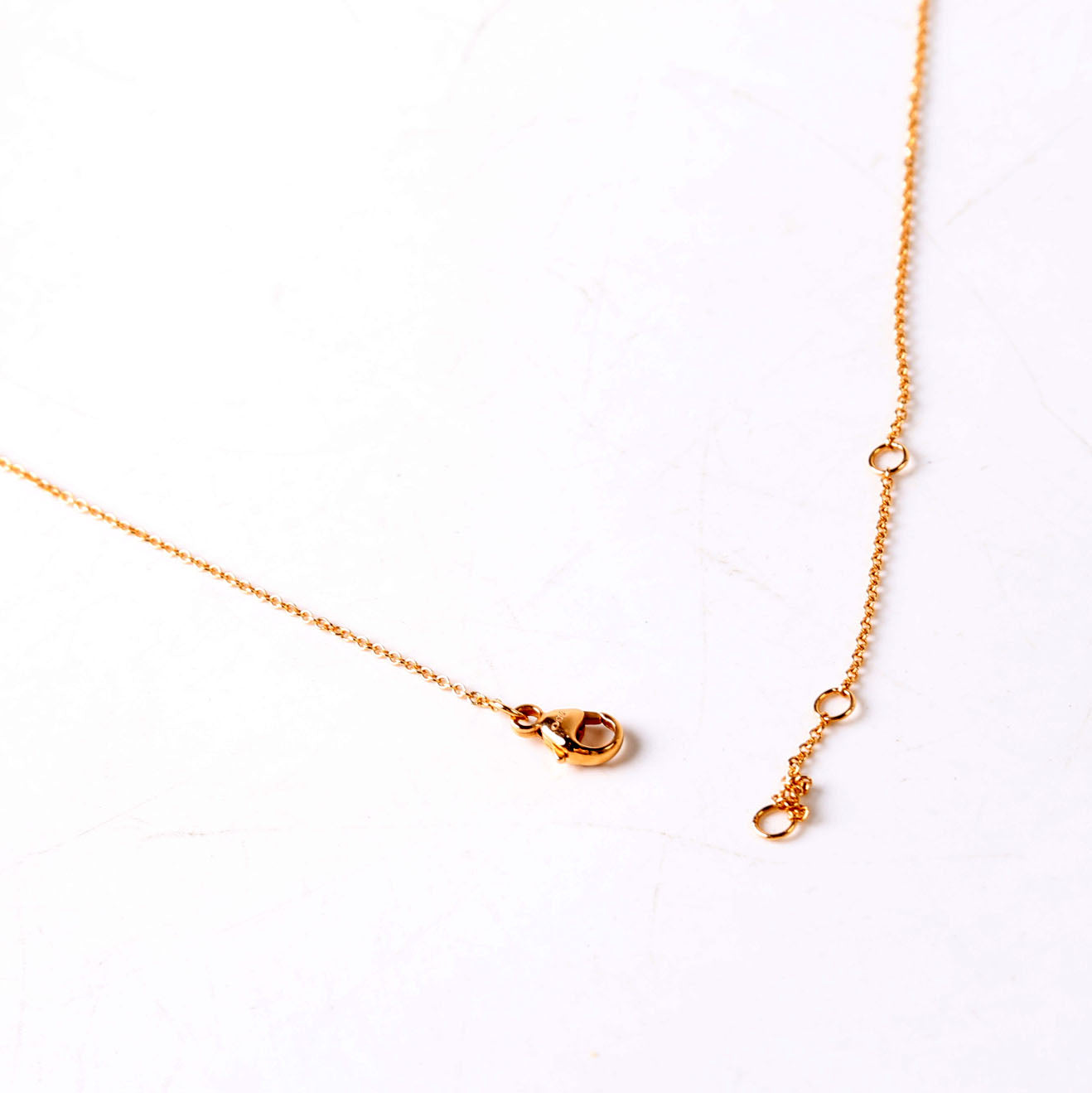 Petite Chatelaine 7MM Necklace 750/Morganite/Pave