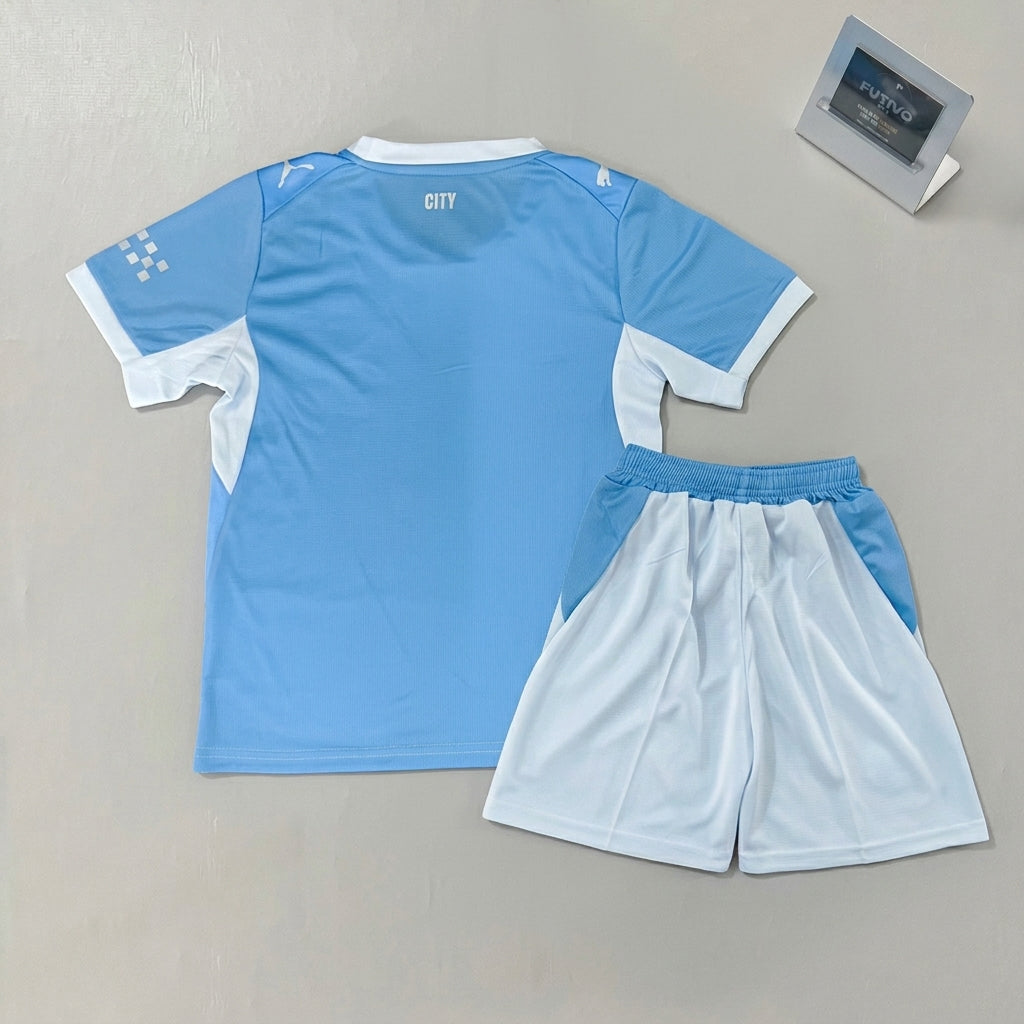 Manchester City 2026/27 Home Kids Kit