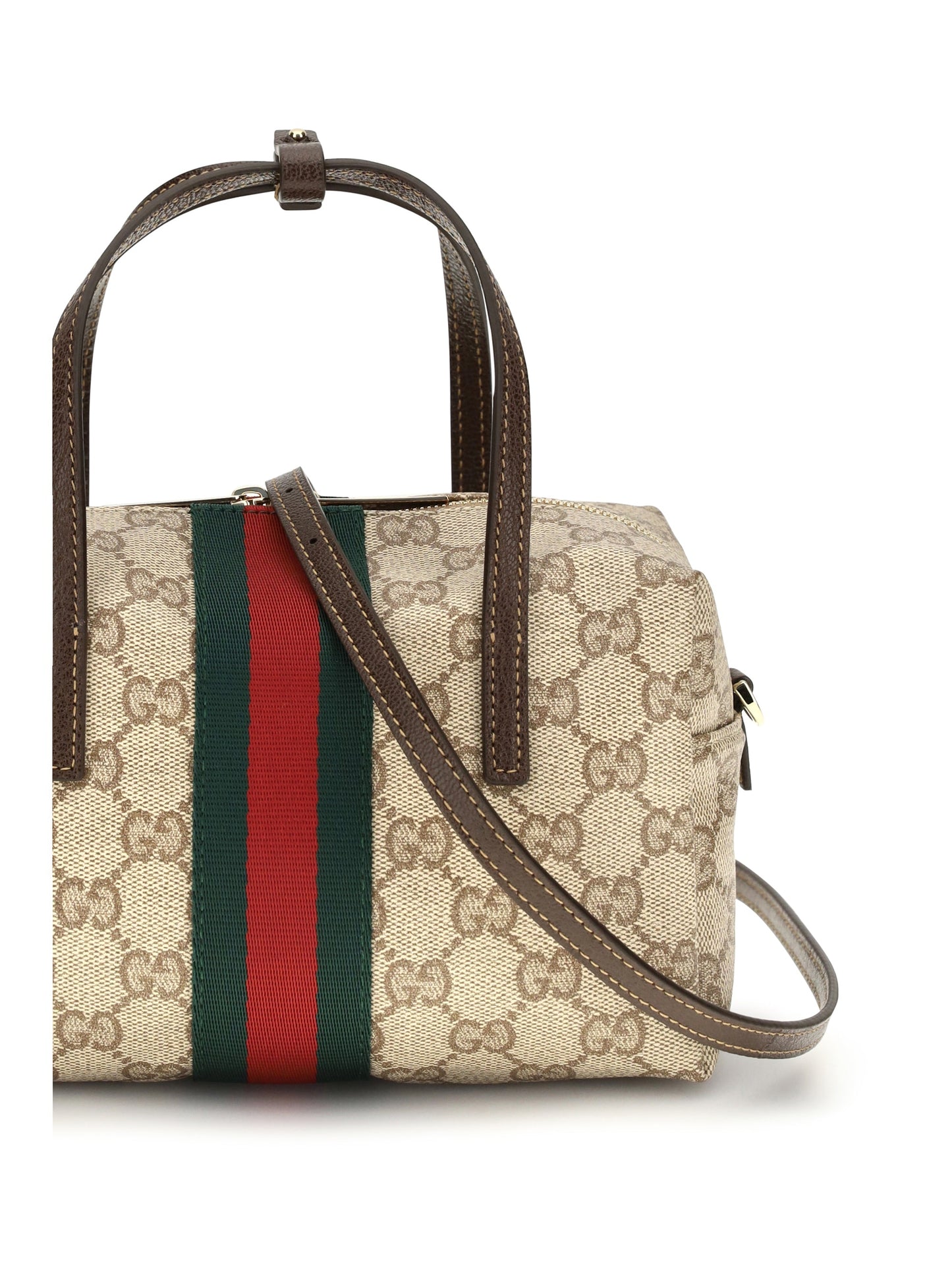 Gucci Top Handle Bag — Beige