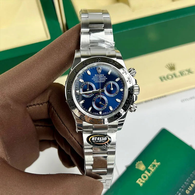 Rolex Daytona 116509 White Gold Blue Dial Chronograph Watch