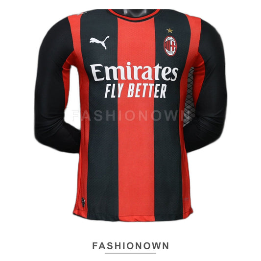 AC Milan 2026/27 Home Long-Sleeve Jersey – Player Edition