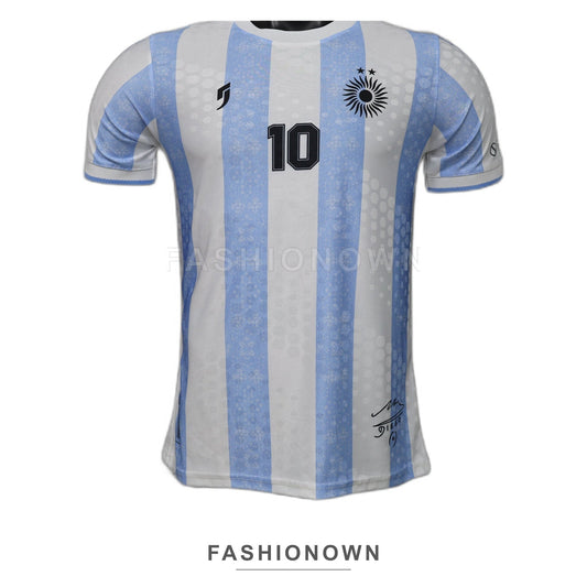 Argentina #10 Maradona Tribute Home Jersey – Player Edition