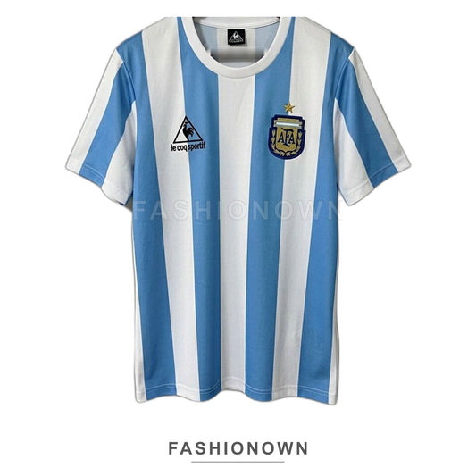 Argentina 1986 World Cup Home Retro Jersey