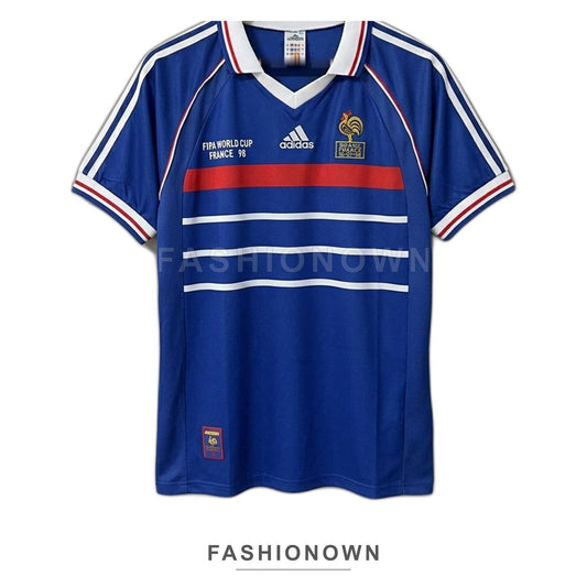 France 1998 World Cup Home Retro Soccer Jersey
