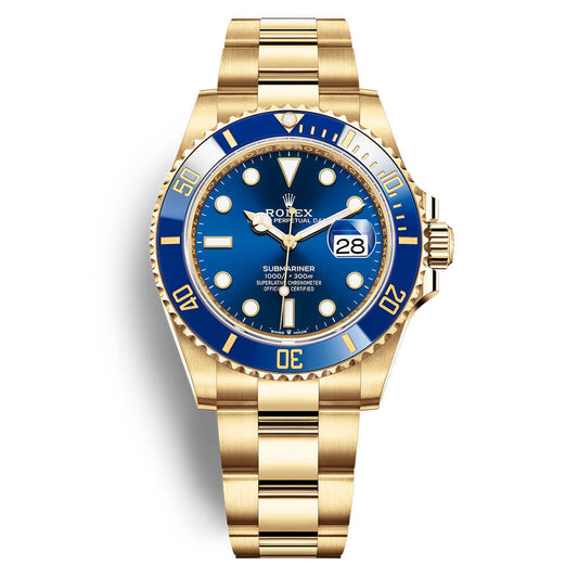 Rolex Submariner Date 126618LB Blue Dial 18k Yellow Gold Watch