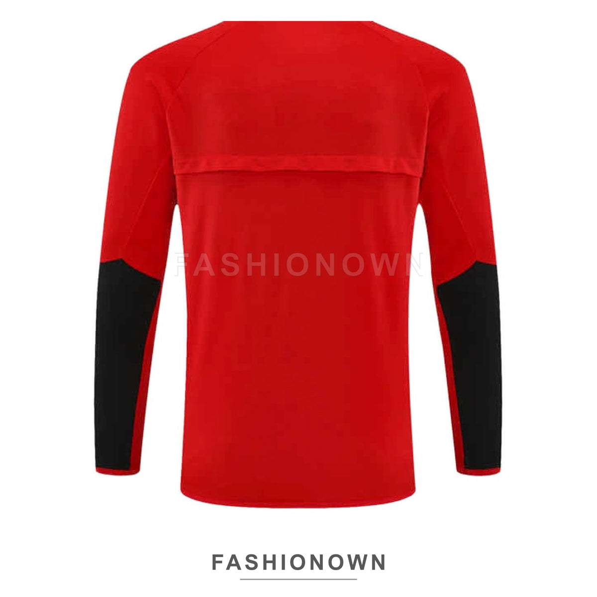 Manchester United 2002/03 Retro Half-Zip Training Top – Red – view 9