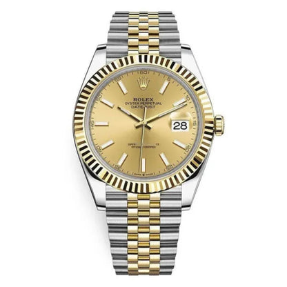 Rolex Datejust 126333 Champagne Dial Two-Tone Fluted Bezel Watch