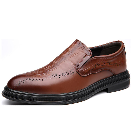 Mens Casual Pointed Leather Shoes