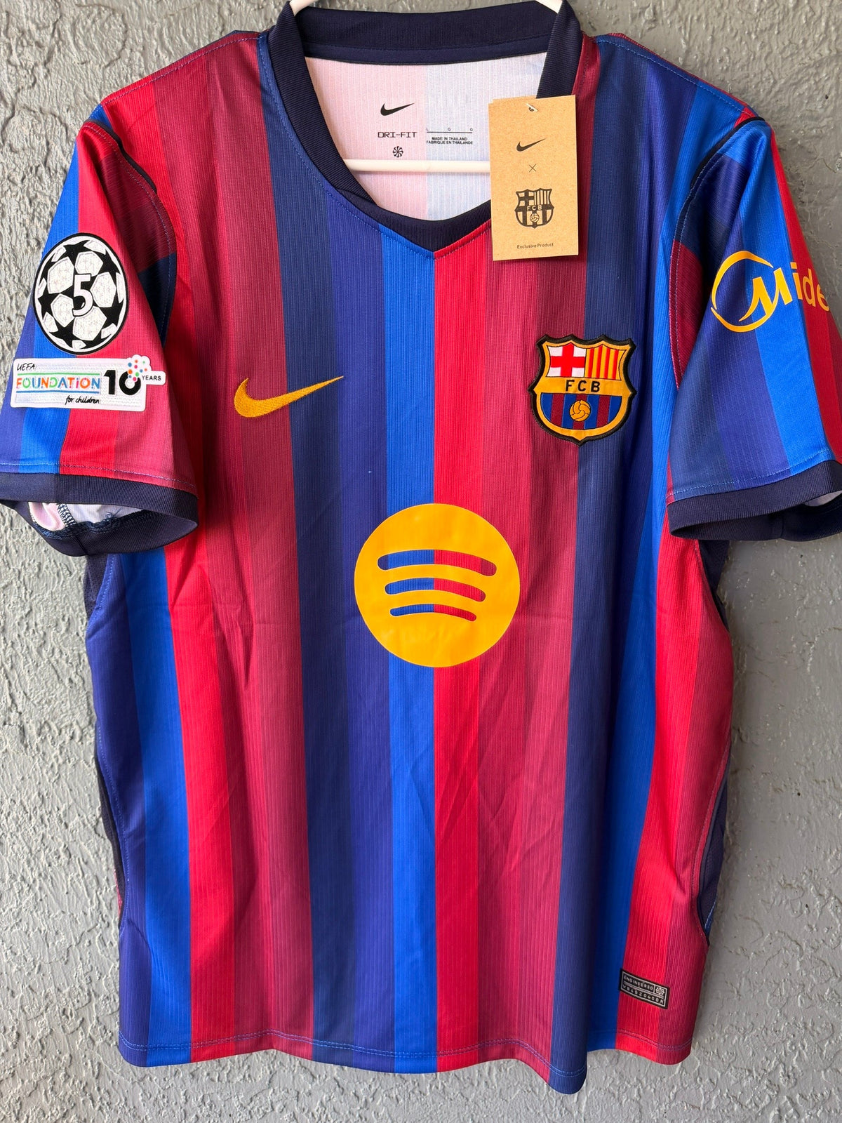 Barcelona Lamine Yamal #10 2026/27 Home Red Blue Soccer Jersey Men