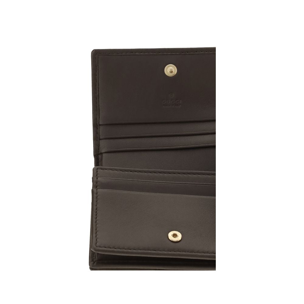 Gucci GG Marmont Wallet — Brown