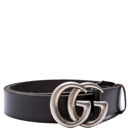 414516 GG Marmont Belt Size 75/30 Black