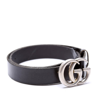 414516 GG Marmont Belt Size 75/30 Black