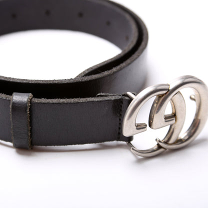414516 GG Marmont Belt Size 75/30 Black