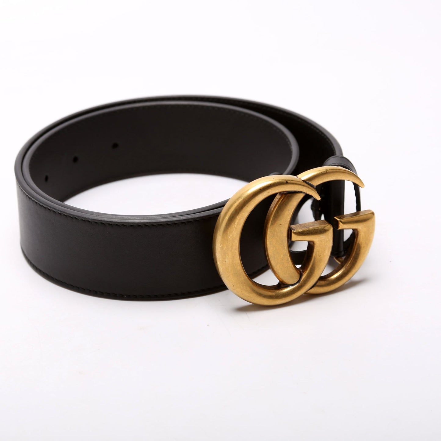 400593 GG Marmont Belt Size 70/28 Black