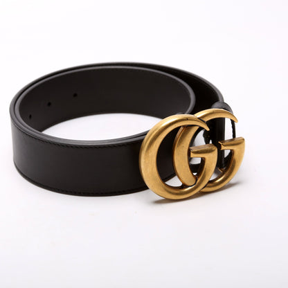 400593 GG Marmont Belt Size 70/28 Black