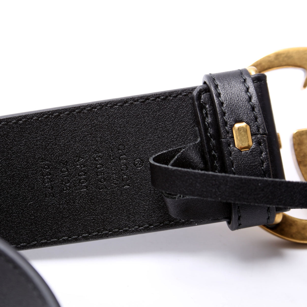 400593 GG Marmont Belt Size 70/28 Black