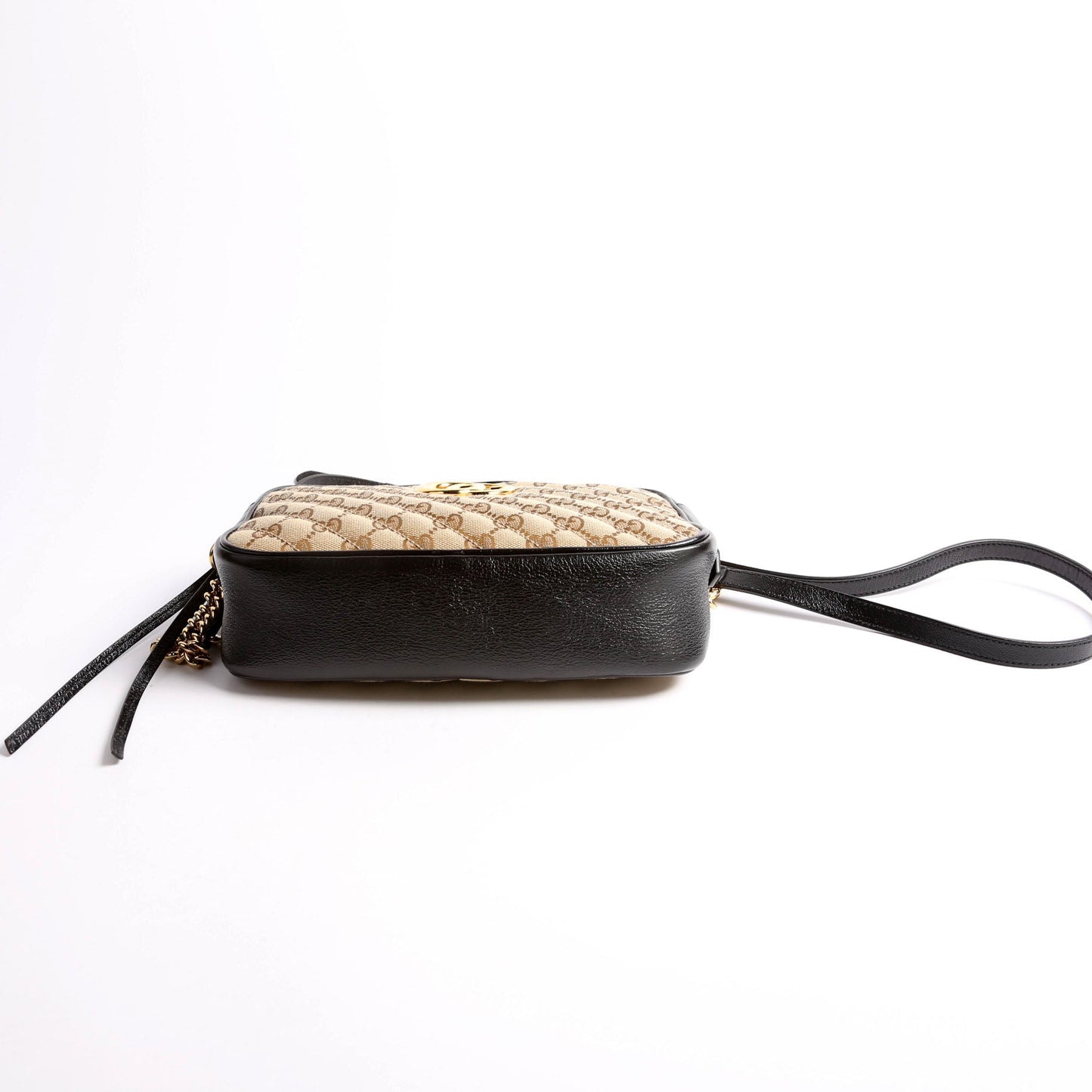 447632 Marmont Small Canvas Camera Black