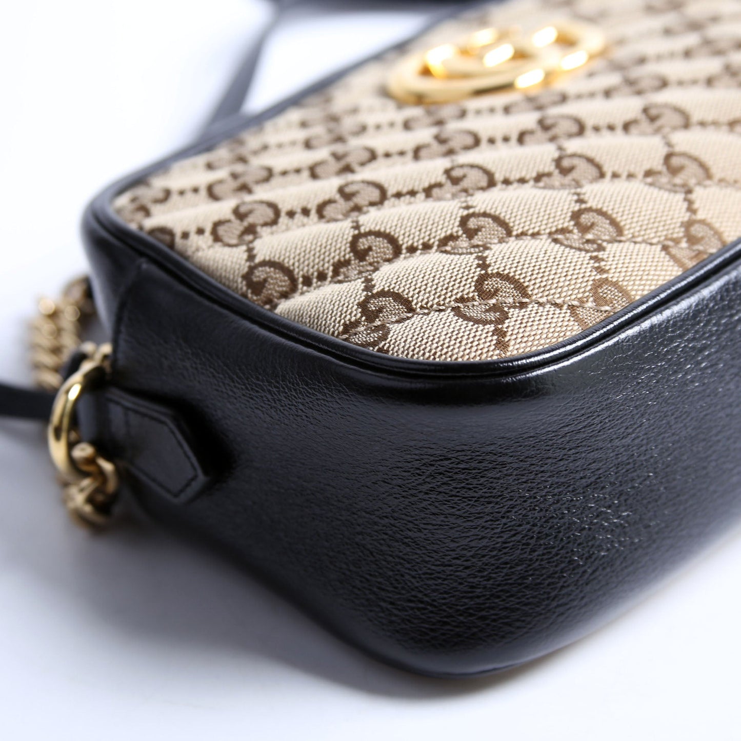 447632 Marmont Small Canvas Camera Black