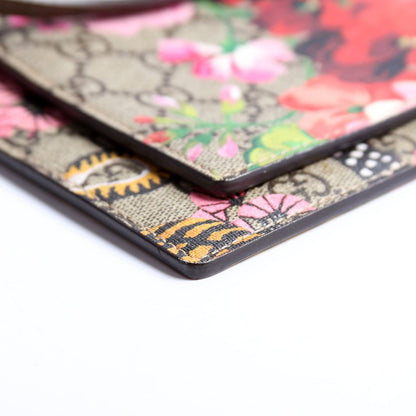 454111 GG Supreme Blooms/Bengal Double Zip Shoulder Bag