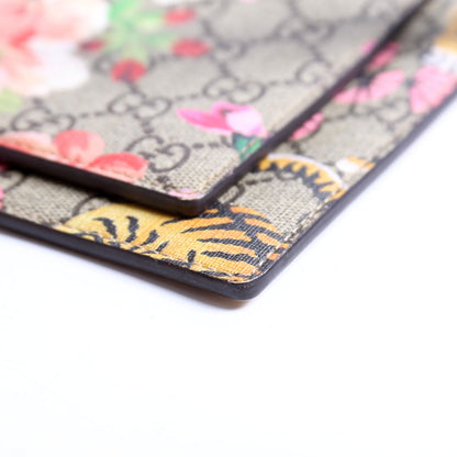 454111 GG Supreme Blooms/Bengal Double Zip Shoulder Bag