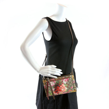 454111 GG Supreme Blooms/Bengal Double Zip Shoulder Bag