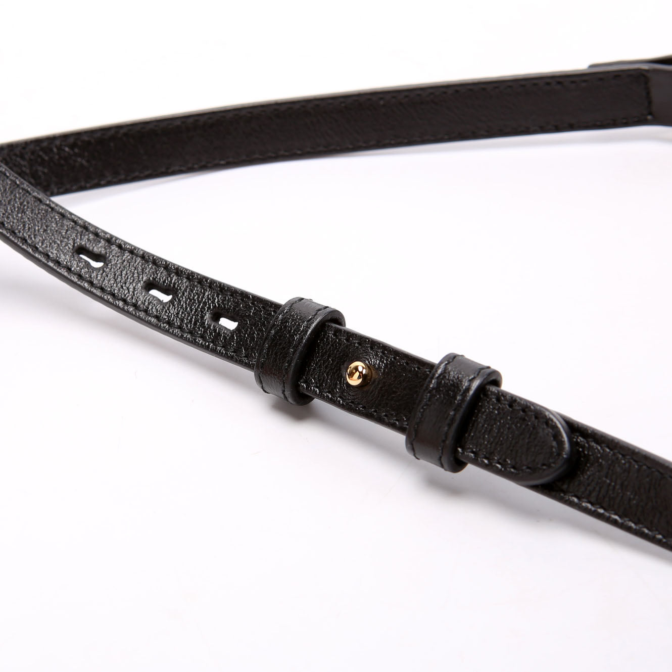 447632 Marmont Small Canvas Camera Black/Brown