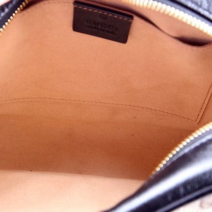 447632 Marmont Small Canvas Camera Black/Brown