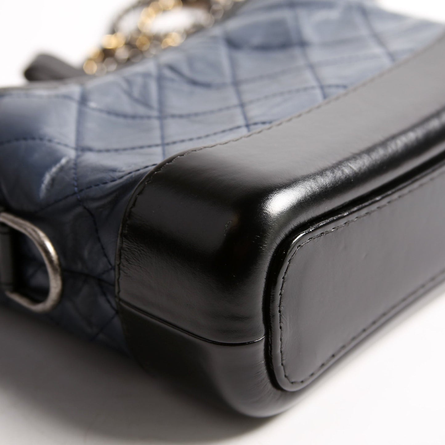 Gabrielle Hobo Small Calfskin 27M Blue/Black
