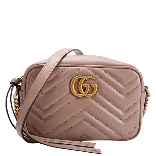 448065 Marmont Mini Camera Bag Tan