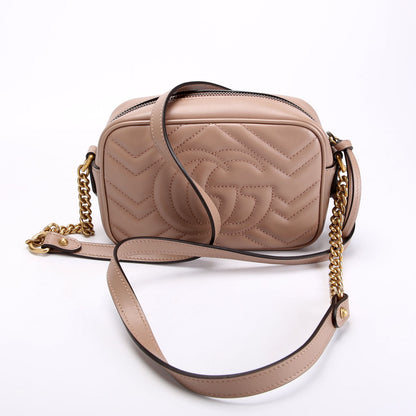 448065 Marmont Mini Camera Bag Tan
