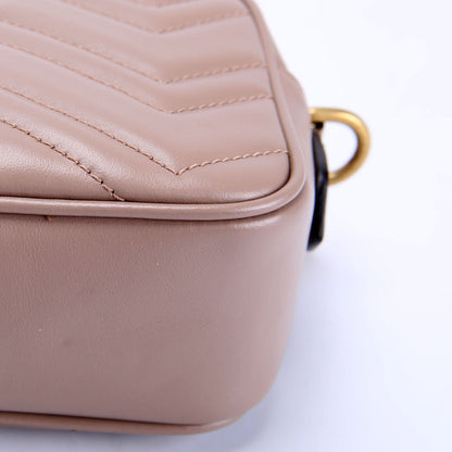 448065 Marmont Mini Camera Bag Tan