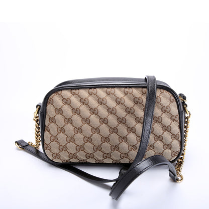 447632 Marmont Small GG Canvas Camera