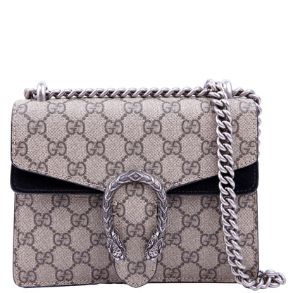 421970 Dionysus GG Shoulder Mini Tan/Black