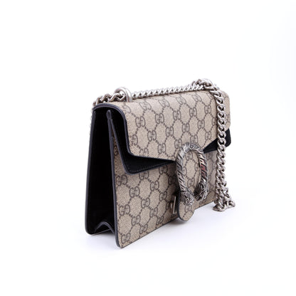 421970 Dionysus GG Shoulder Mini Tan/Black