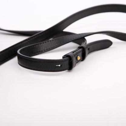 447632 Marmont Small Leather Camera Black