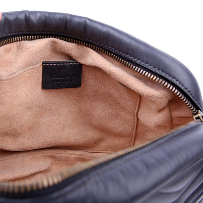 447632 Marmont Small Leather Camera Black