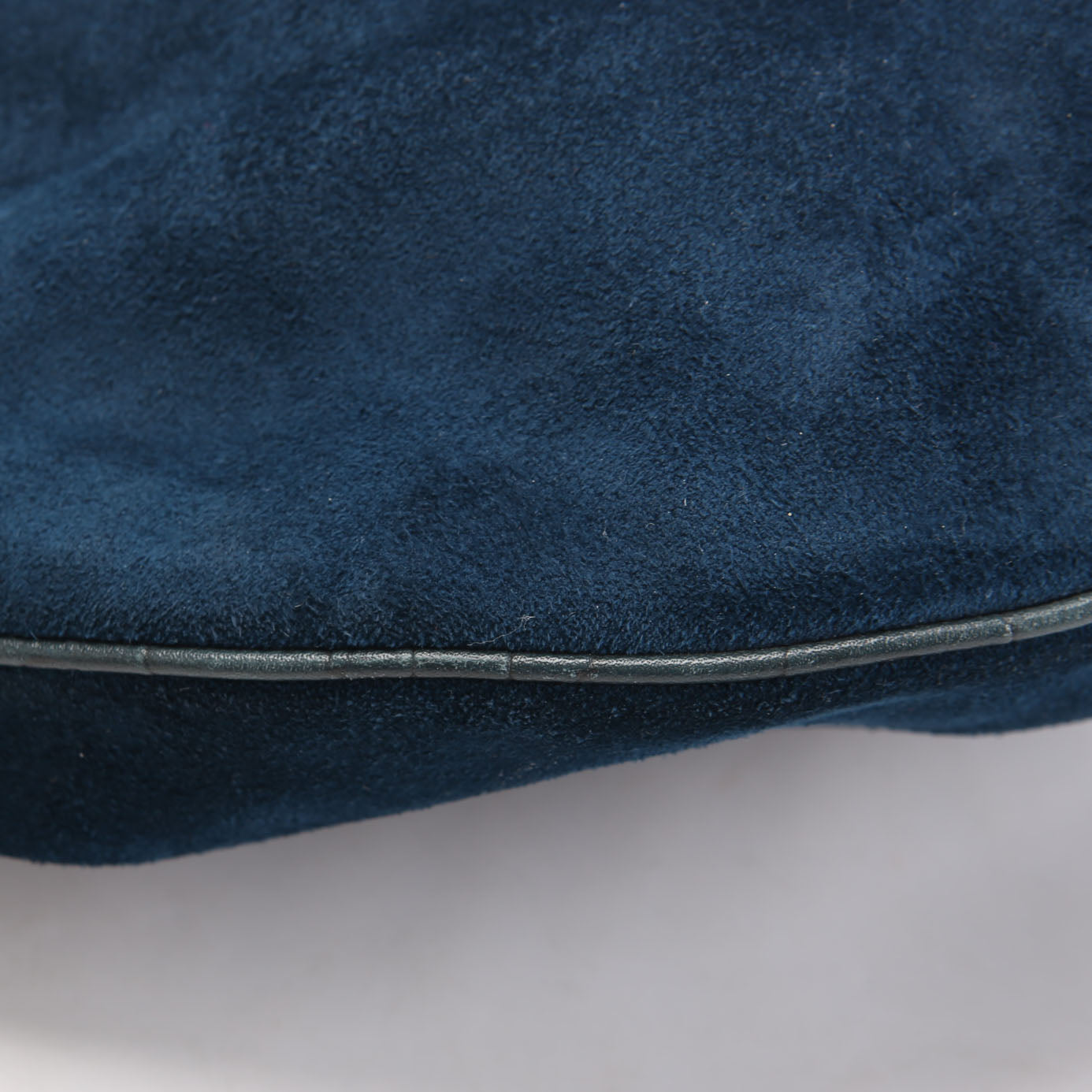 145764 Suede Glam Hobo Blue