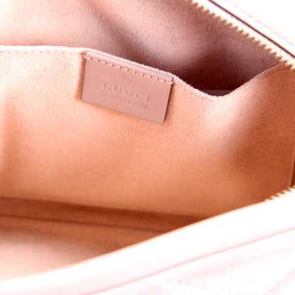 447632 Marmont Small Leather Camera Taupe