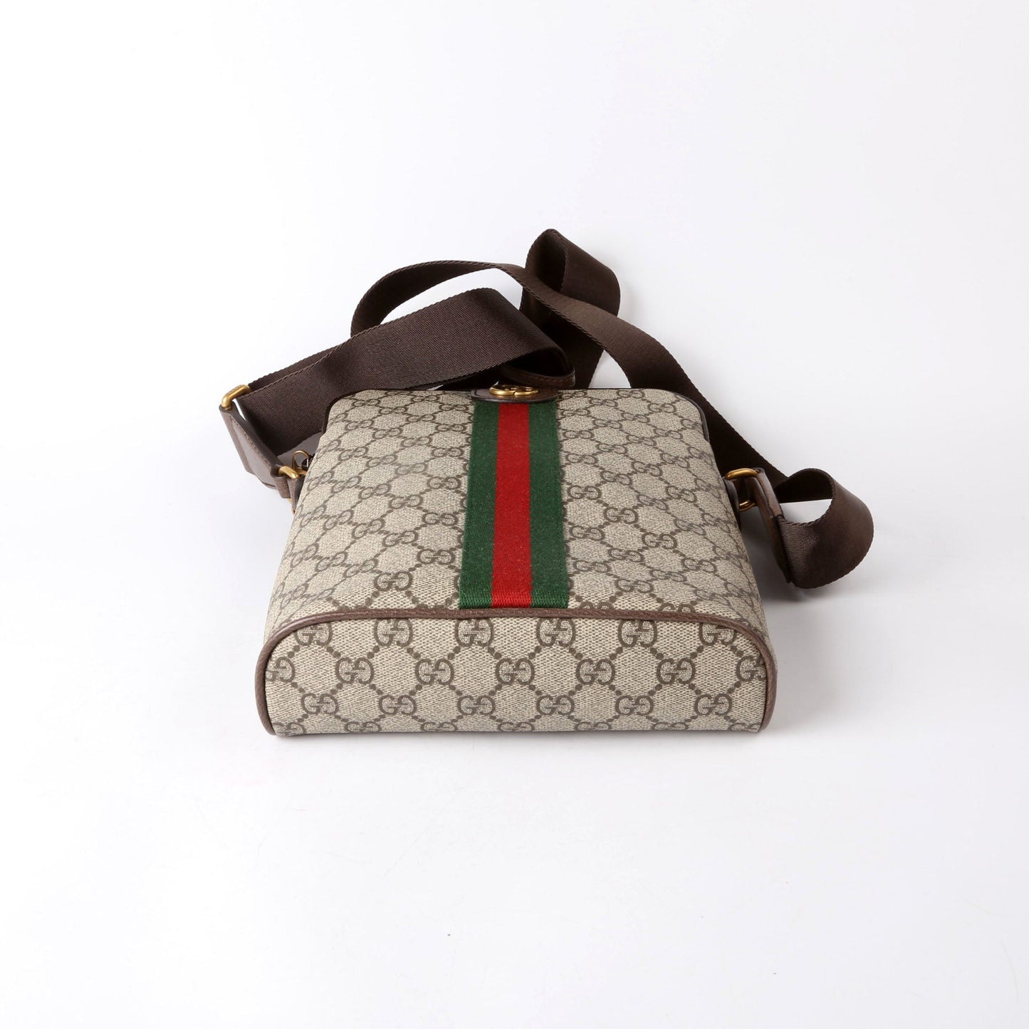 839103 GG Supreme Ophidia Slingbag Small Brown