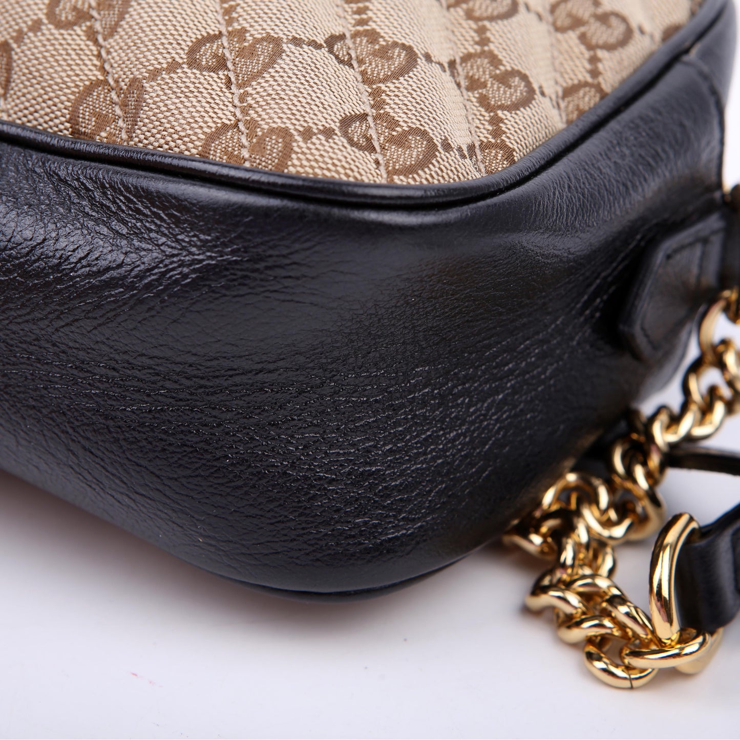 447632 Marmont Small GG Canvas Camera Bag Black