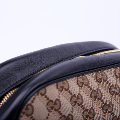 447632 Marmont Small GG Canvas Camera Bag Black