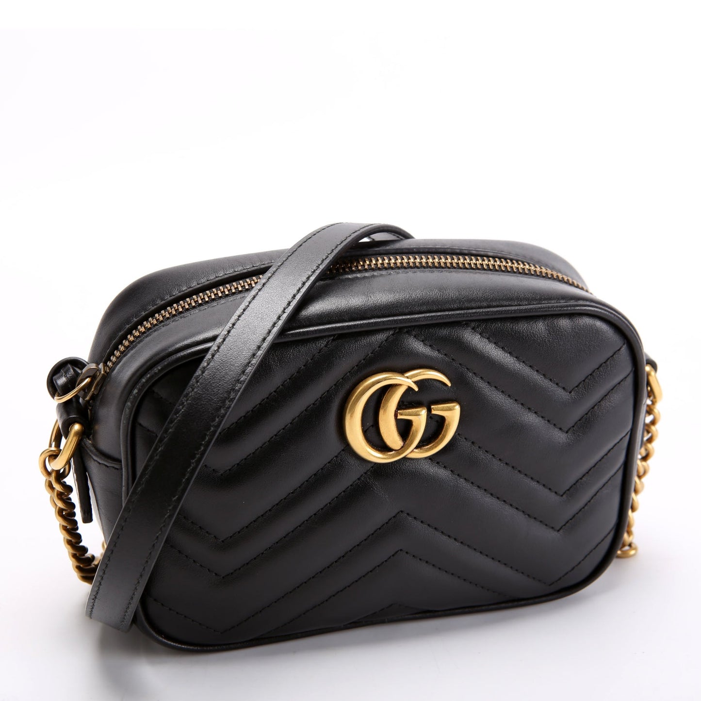 634785 Marmont Mini Camera Bag Black
