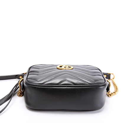 634785 Marmont Mini Camera Bag Black