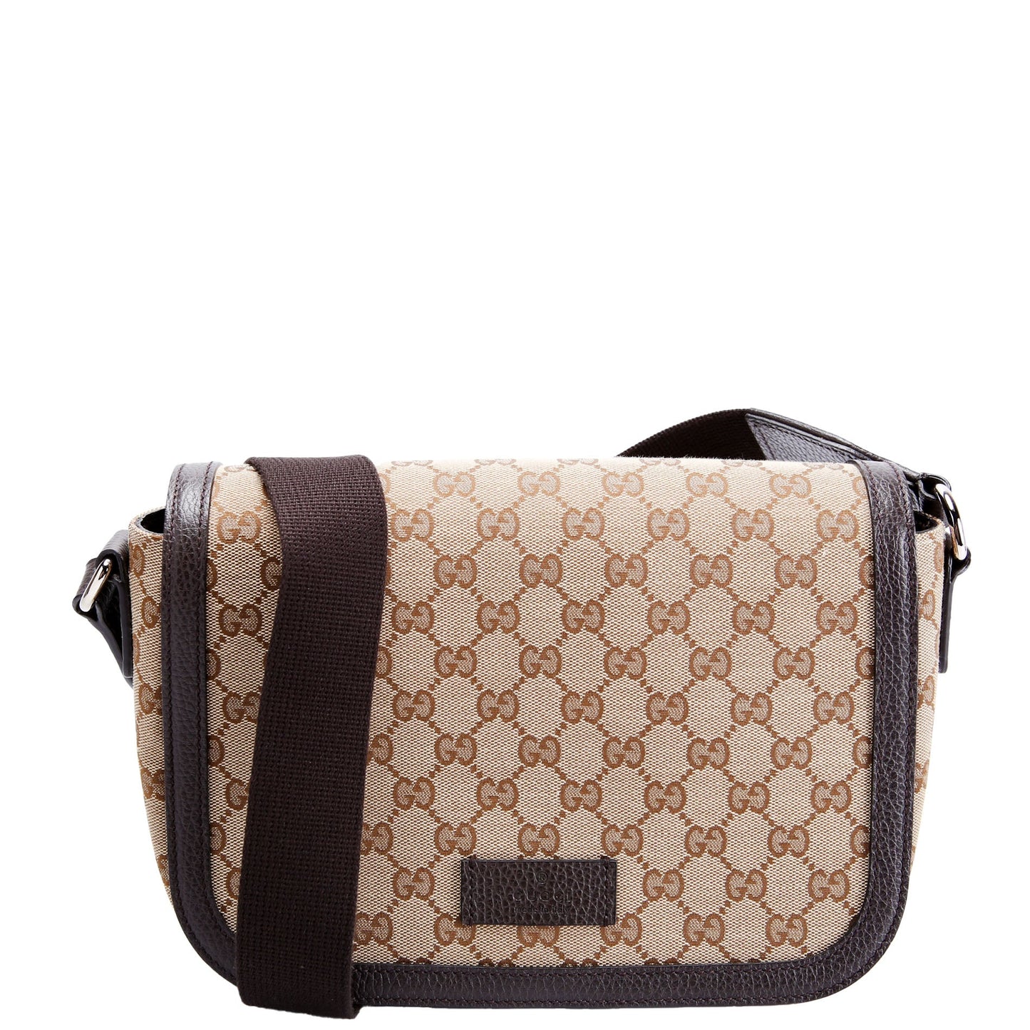 449172 GG Canvas Messenger Brown