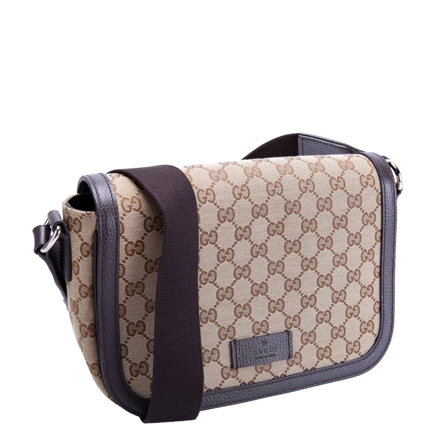 449172 GG Canvas Messenger Brown