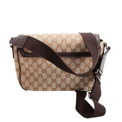 449172 GG Canvas Messenger Brown