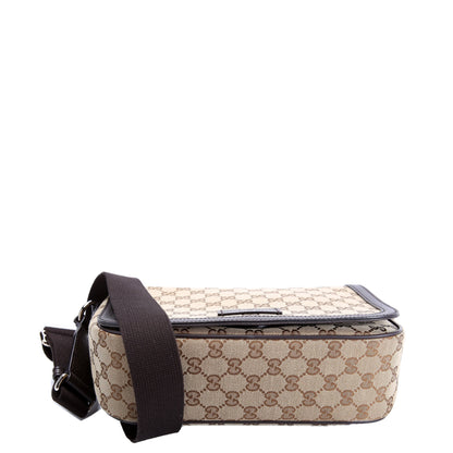 449172 GG Canvas Messenger Brown