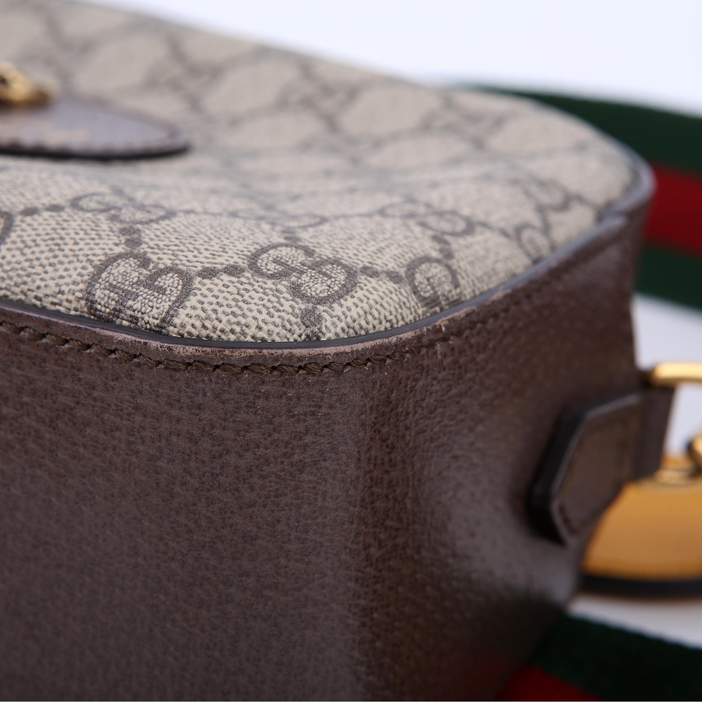 476466 GG Supreme Messenger Bag Brown