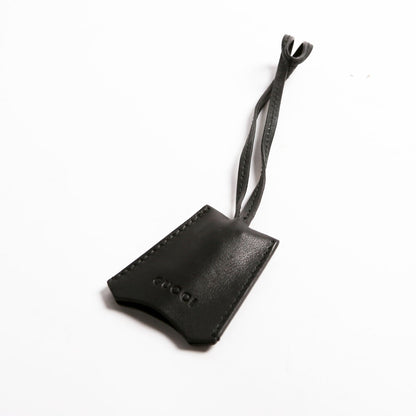 409487 Padlock Smooth Leather Black