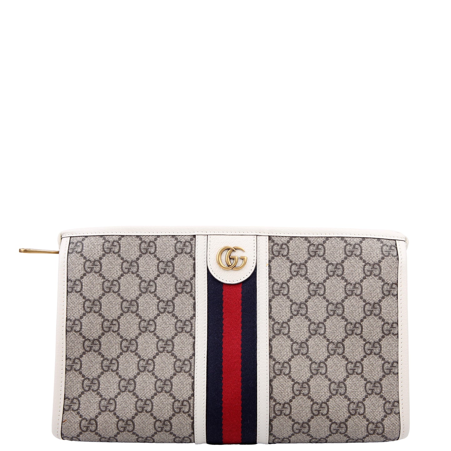 598234 GG Supreme Ophidia Toiletry Case White